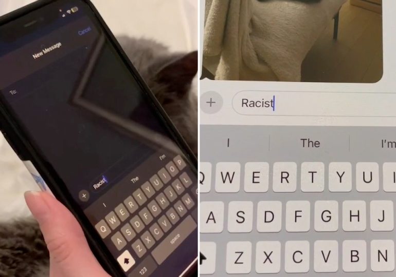 Apple iPhone's voice-to-text feature periodically shows 'Trump' when user says 'racist'