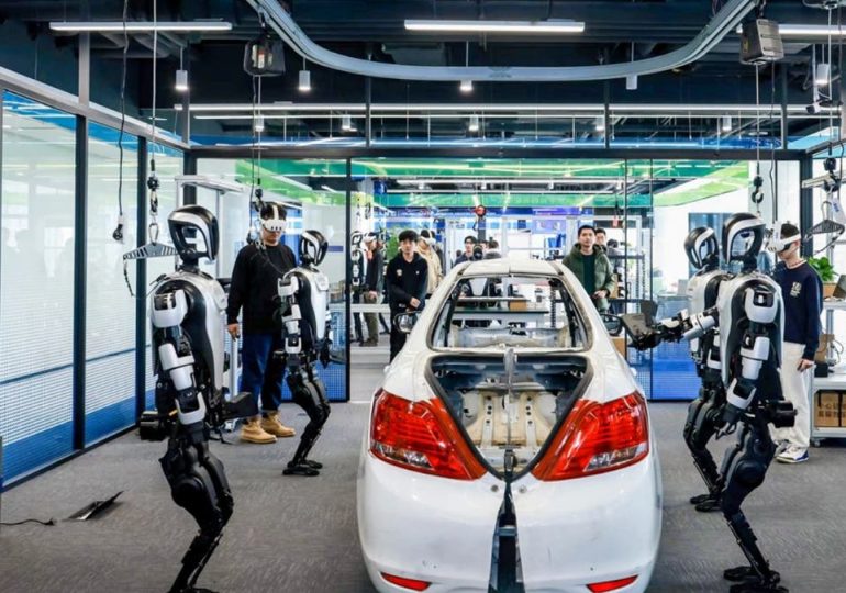 China launches center to train 100-plus humanoid robots simultaneously