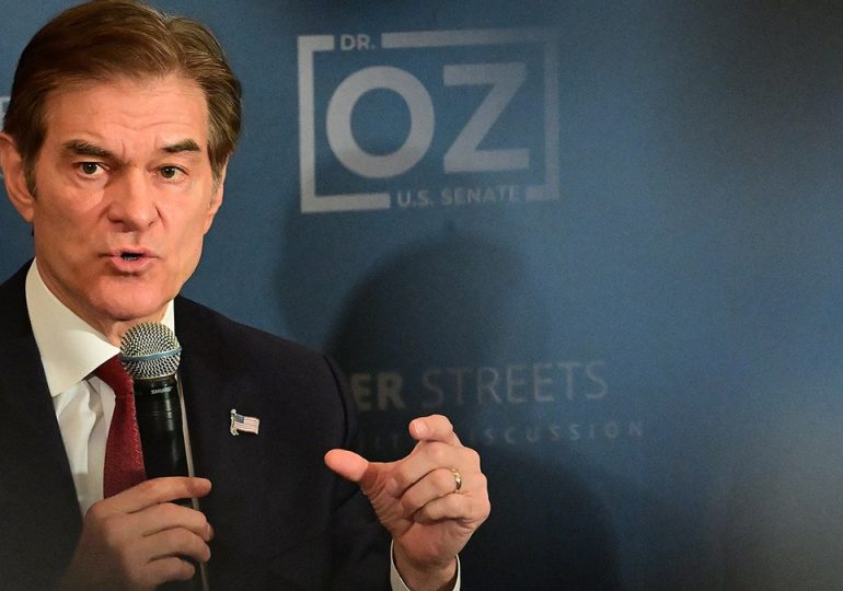 Dr Oz to face Senate grilling on Capitol Hill in bid to run Centers for Medicare and Medicaid