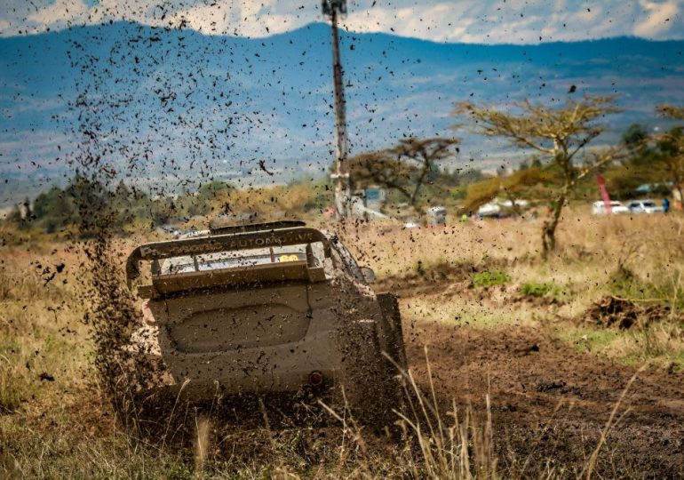 Evans stretches WRC Safari Rally Kenya lead as rain brings chaos
