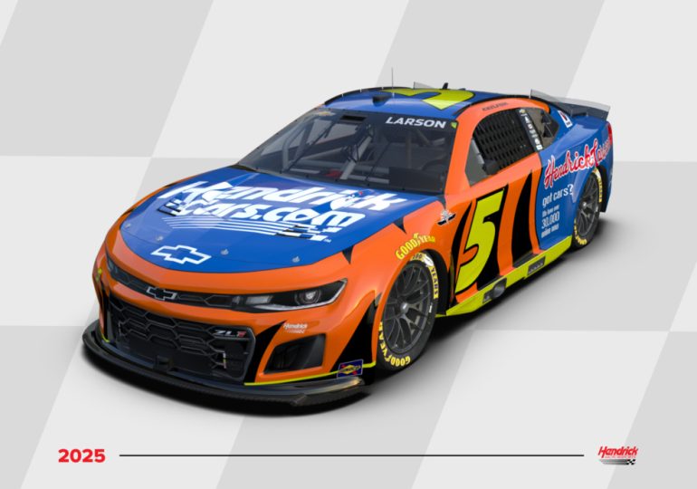 Hendrick team reveals throwback schemes for Darlington