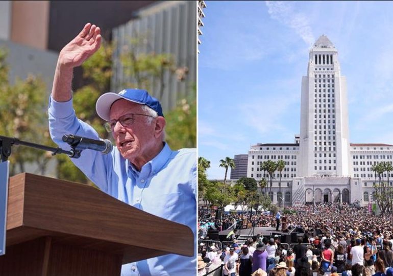 Bernie Sanders says largest ‘Fighting Oligarchy’ rally with AOC is making Trump, Musk ‘very nervous’