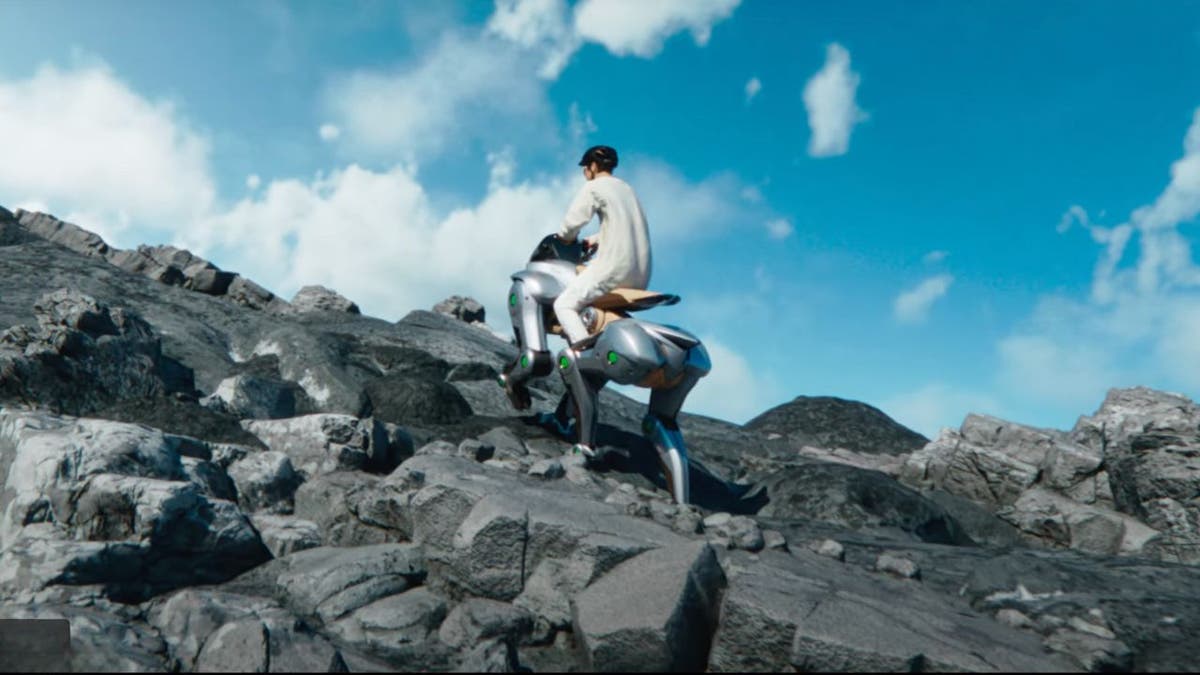 4-legged hydrogen-powered robot you can actually ride