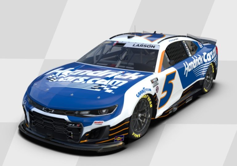 Hendrick reveals Larson colors for Indy/Charlotte double