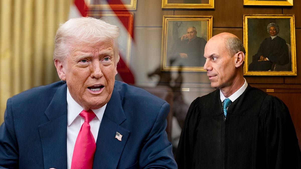 Trump and Judge Boasberg are seen in this side-by-side split image.