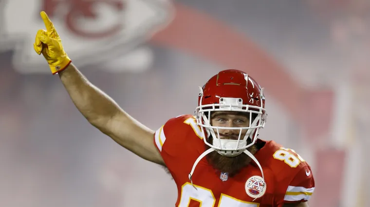 Travis Kelce and Justin Timberlake hit the dance floor, just not where you’d expect