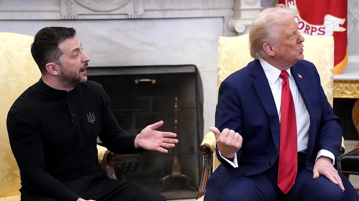President Donald Trump, right, and Ukrainian President Volodymyr Zelenskyy sparred during Zelenskyy's visit to the White House in February but have since picked up peace discussions to end the conflict with Russia.