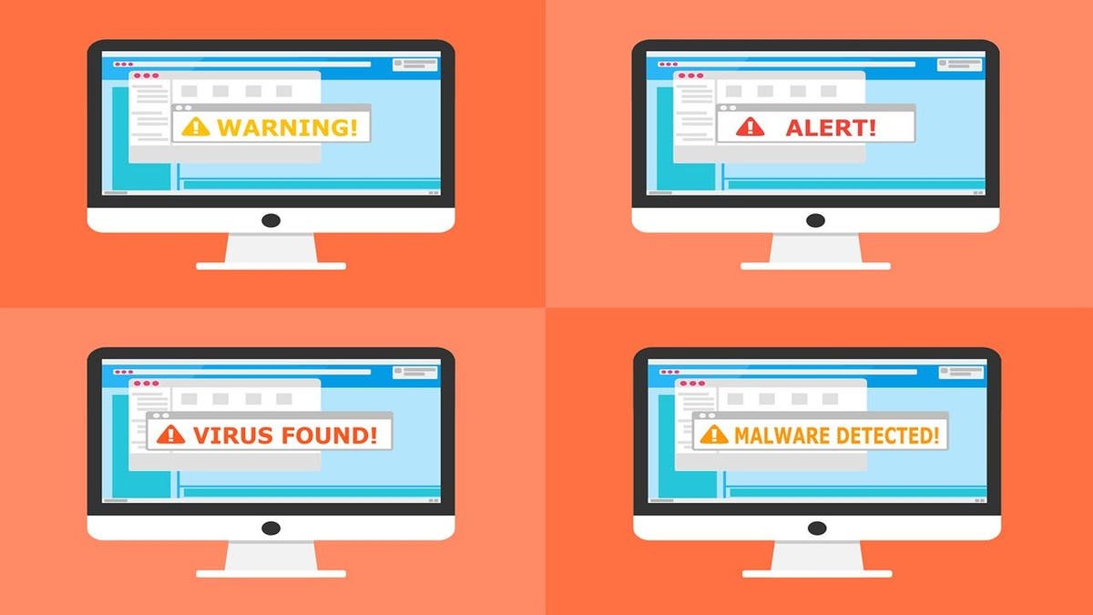 Illustration of cybersecurity risks.