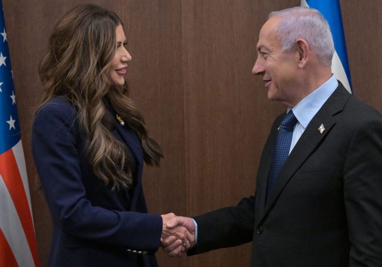 Homeland Security chief Noem visits Netanyahu ahead of Jerusalem Day