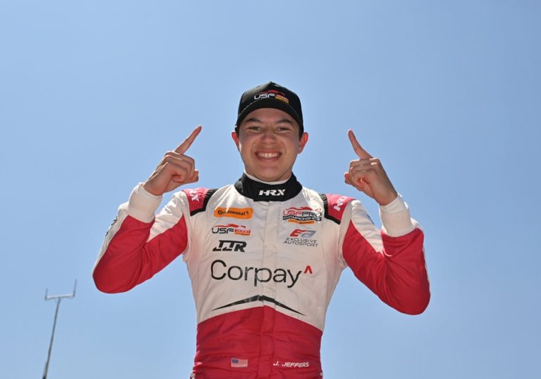 Jeffers claims first USF2000 win at Indy