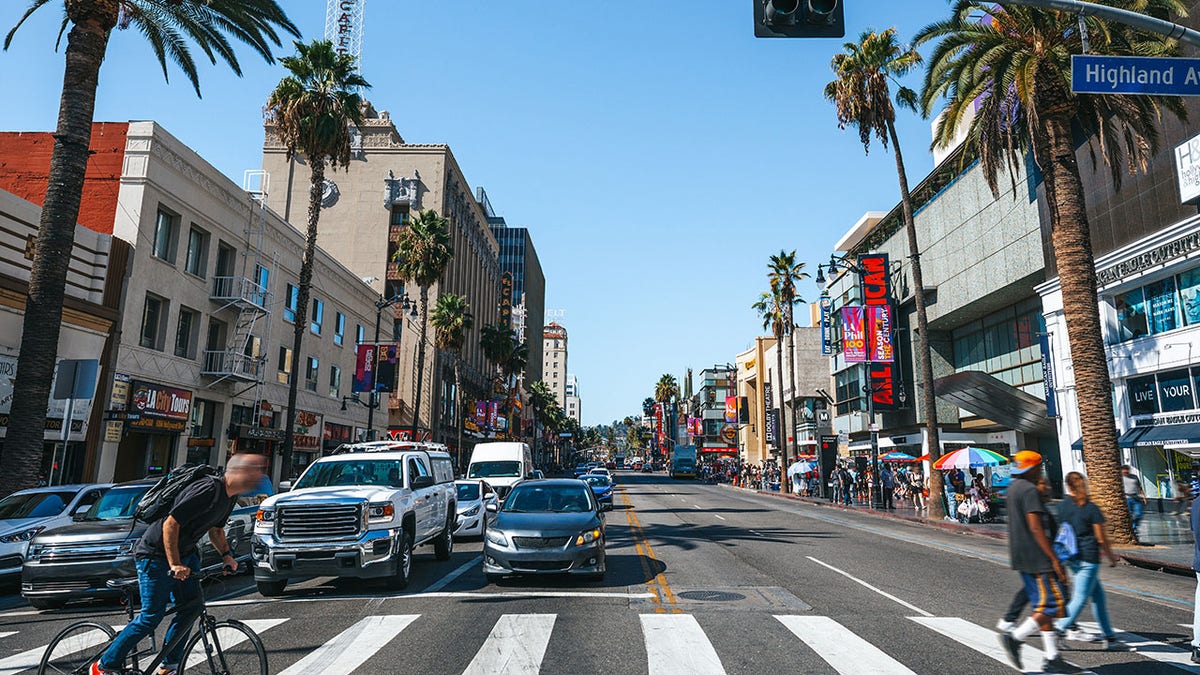 Hollywood Boulevard - Hollywood in Los Angeles - USA