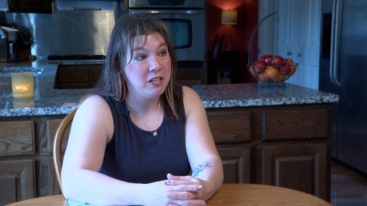 Lauren Koltcz, 45, from North Royalton, Ohio, noticed a brown line on her left thumbnail, but thought it was caused by a vitamin deficiency.