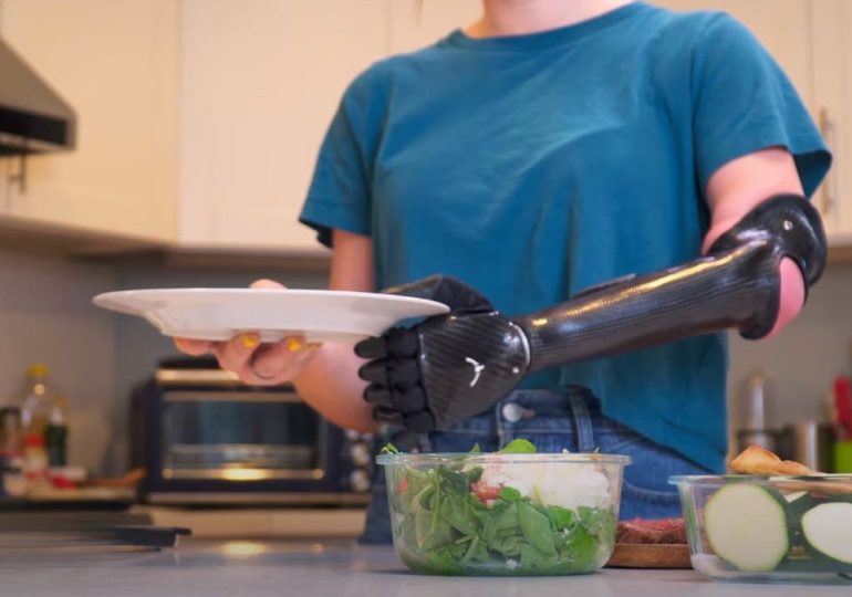 World’s first touch-sensing bionic hand with lightning-fast response