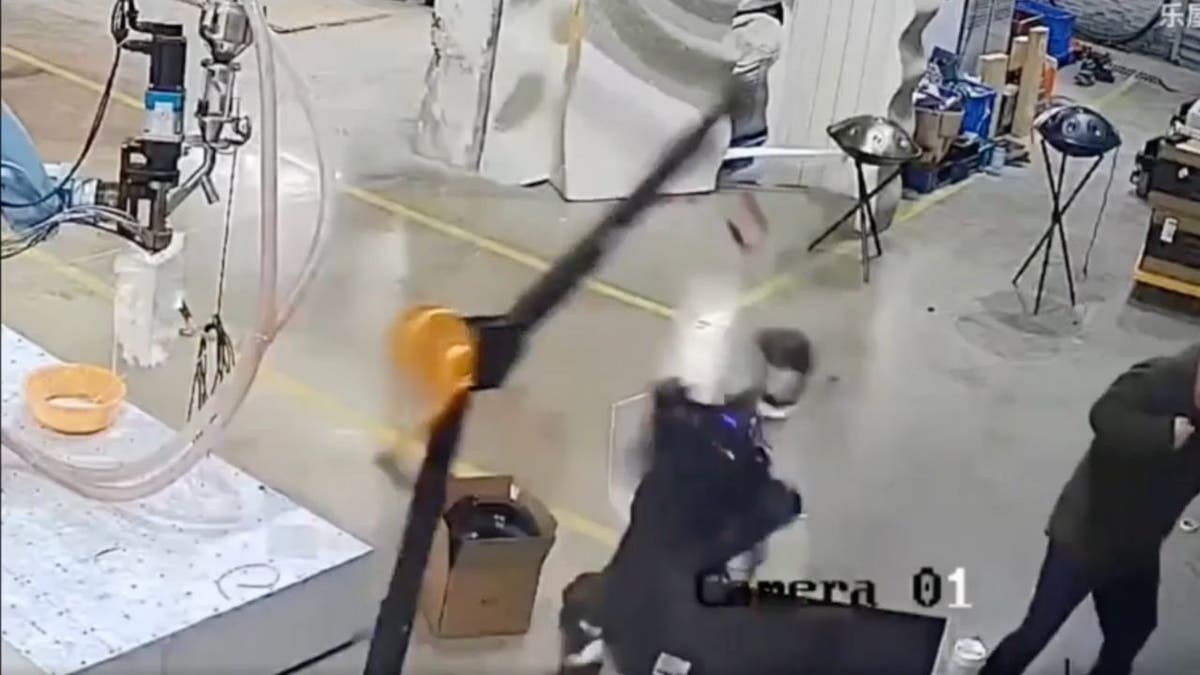 Humanoid robot malfunctions, sparks viral panic