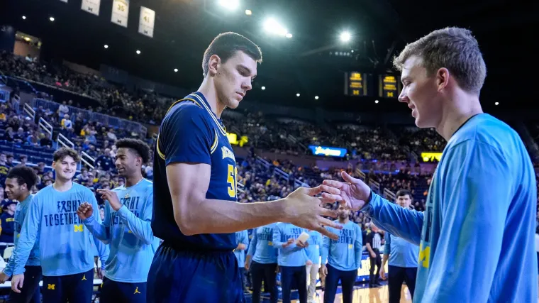Michigan 7-footers Vlad Goldin, Hunter Dickinson sign in NBA as undrafted free agents