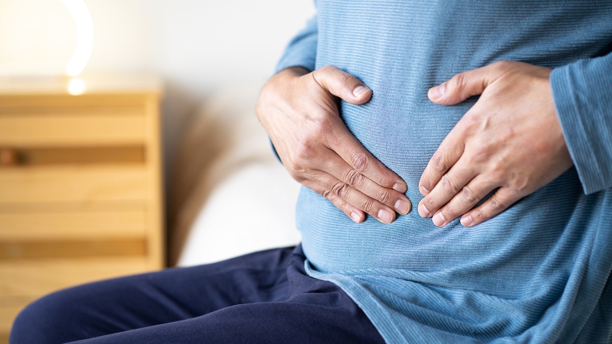 Man belly pain