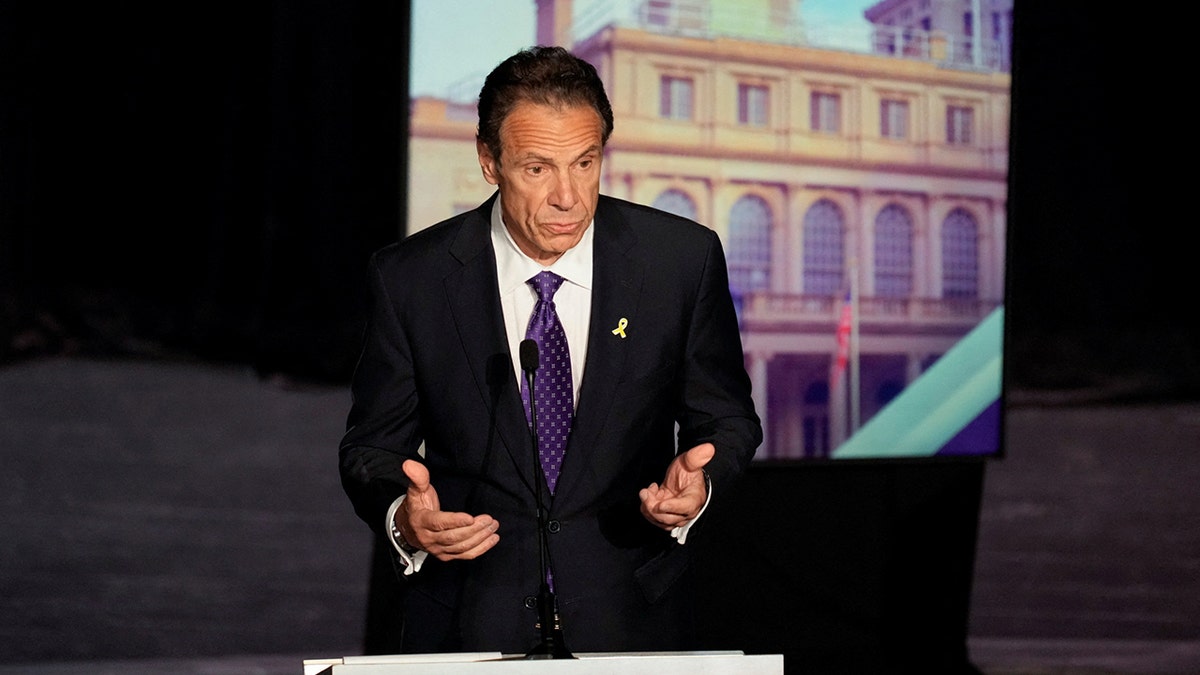 Andrew Cuomo closeup from debate