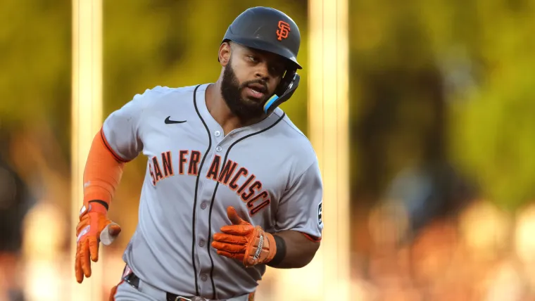 Giants’ Heliot Ramos hit the ball twice on one RBI swing