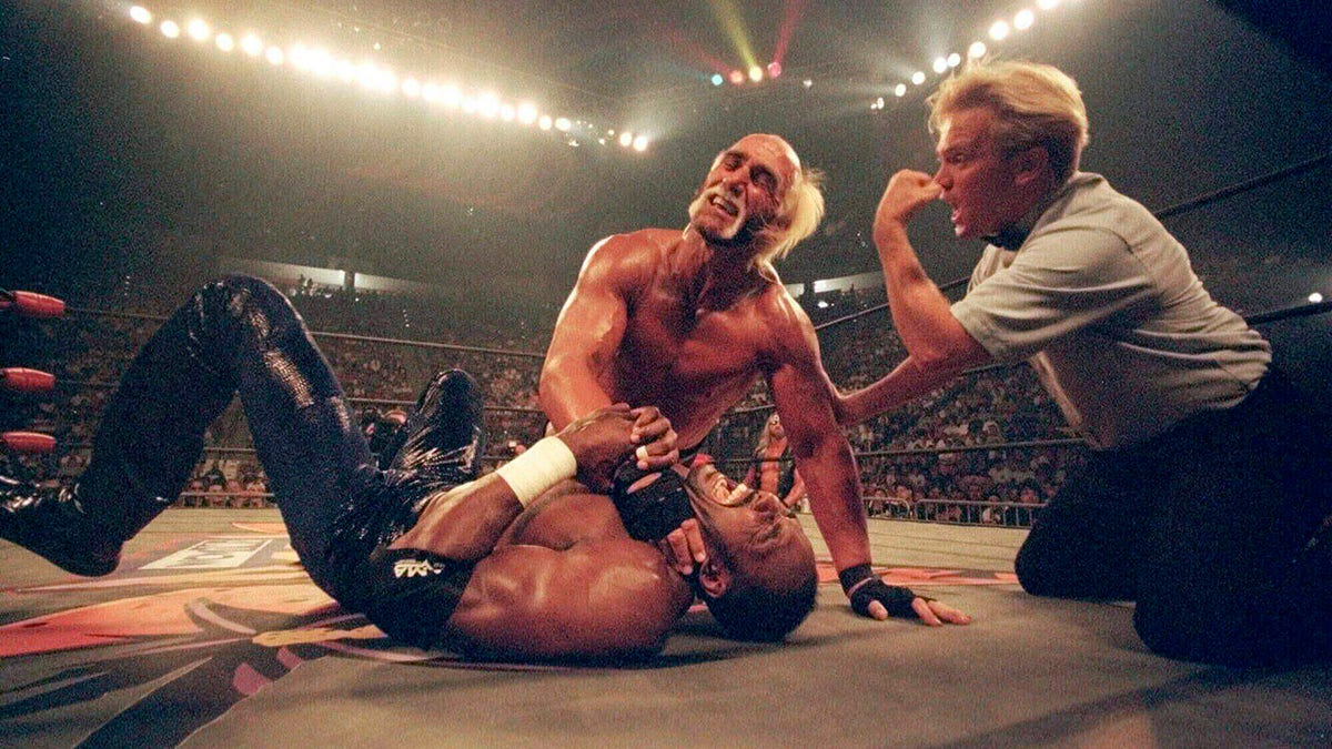 Hulk Hogan and Karl Malone