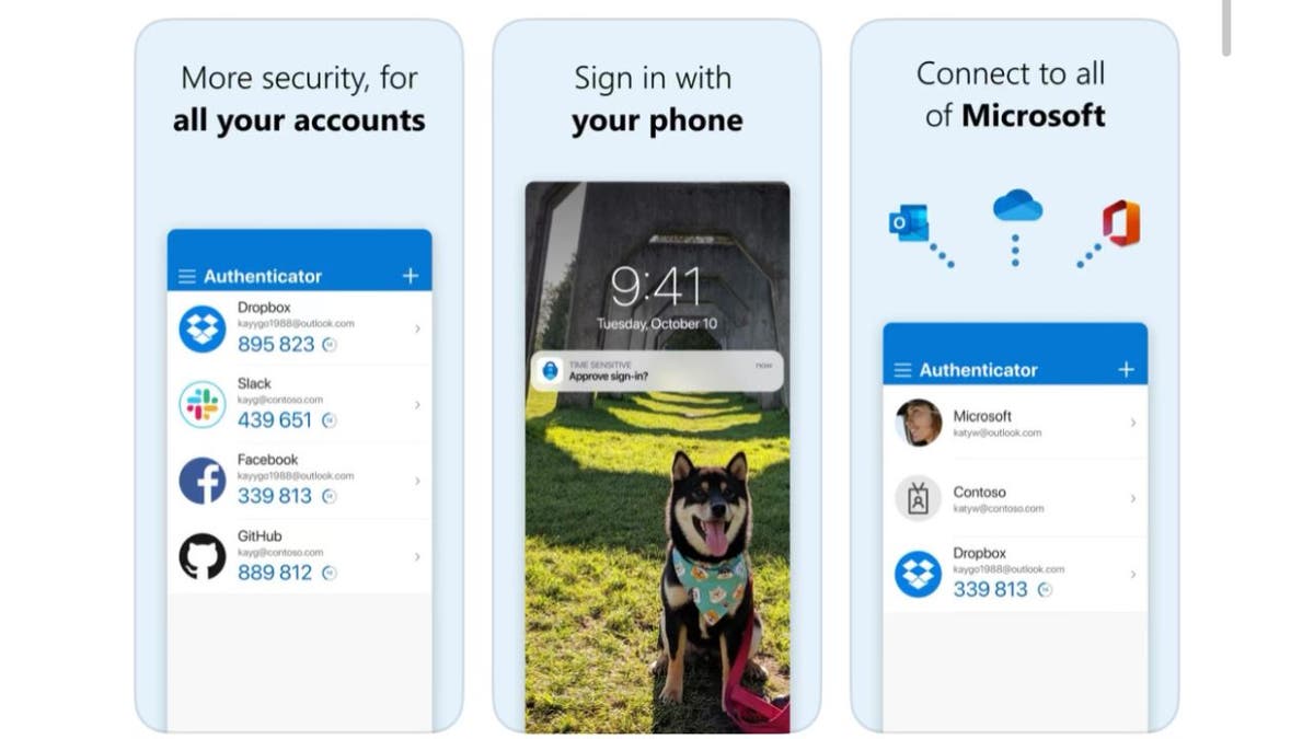 Microsoft Authenticator app.