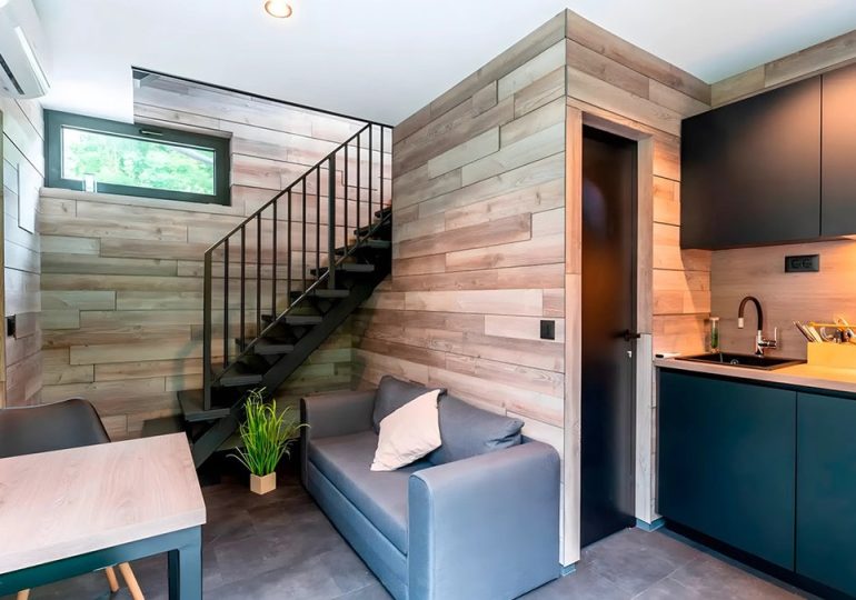 Vertical tiny homes redefine compact living