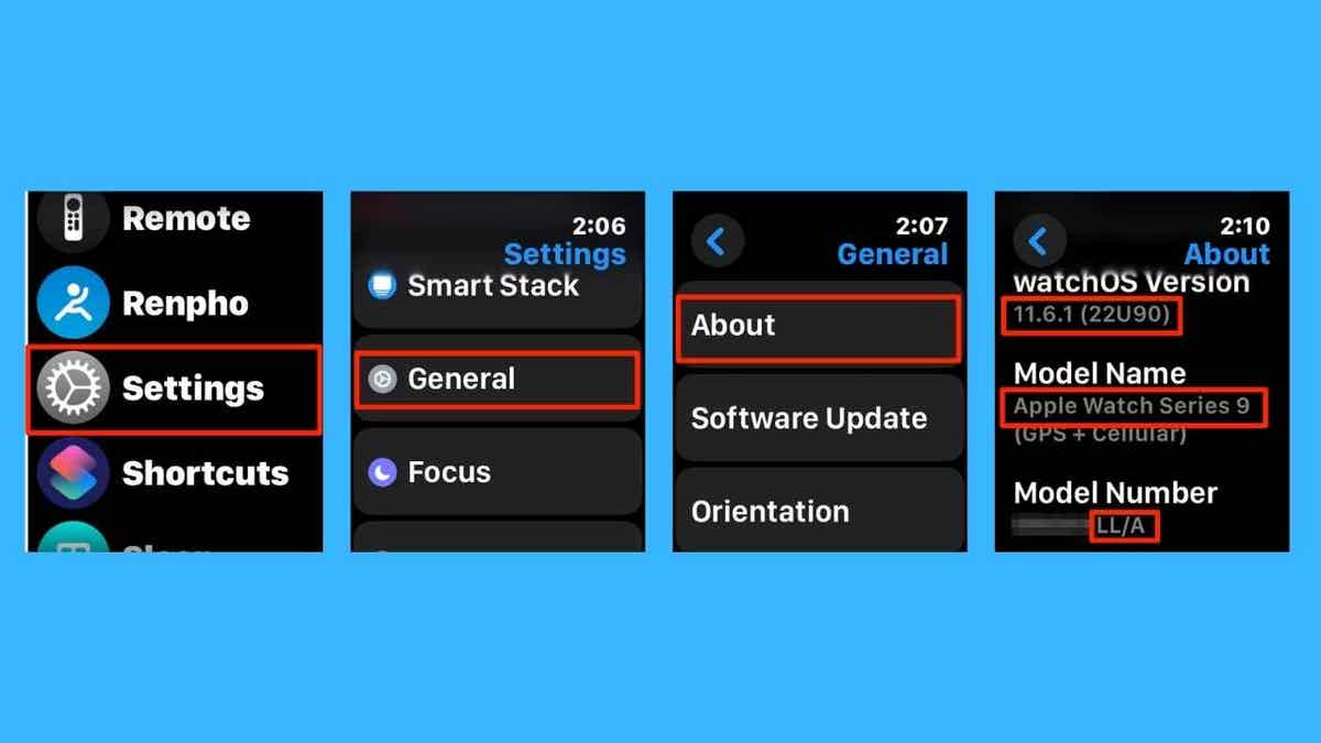 Steps to check your Apple Watch model (Kurt "CyberGuy" Knutsson)