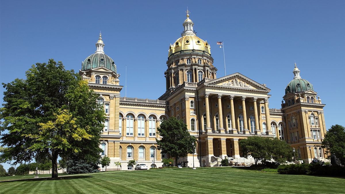 Iowa State Capitol in Des Moines
