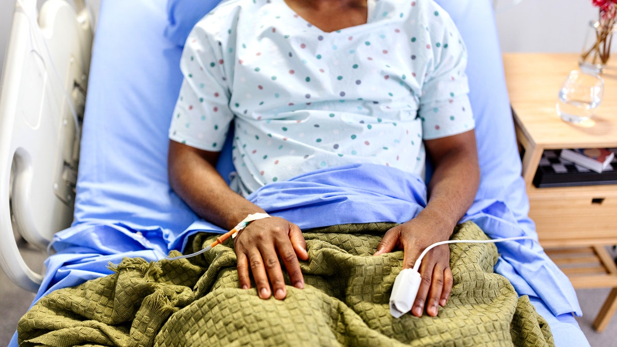 Man in hospital - medical treatment