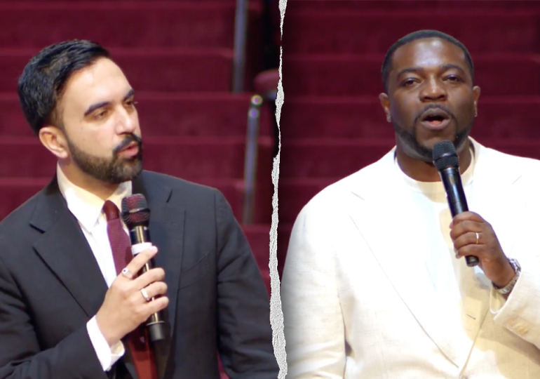 Mamdani preaches from pulpit of radical pastor pushing reparations, abolishing police: 'Brother and friend'