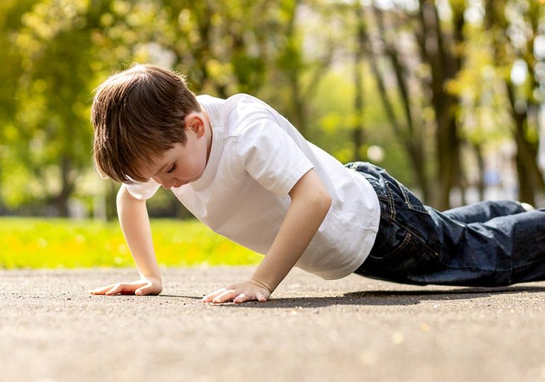 Stepdad punishes boy's disrespect with pushups and squats in viral video