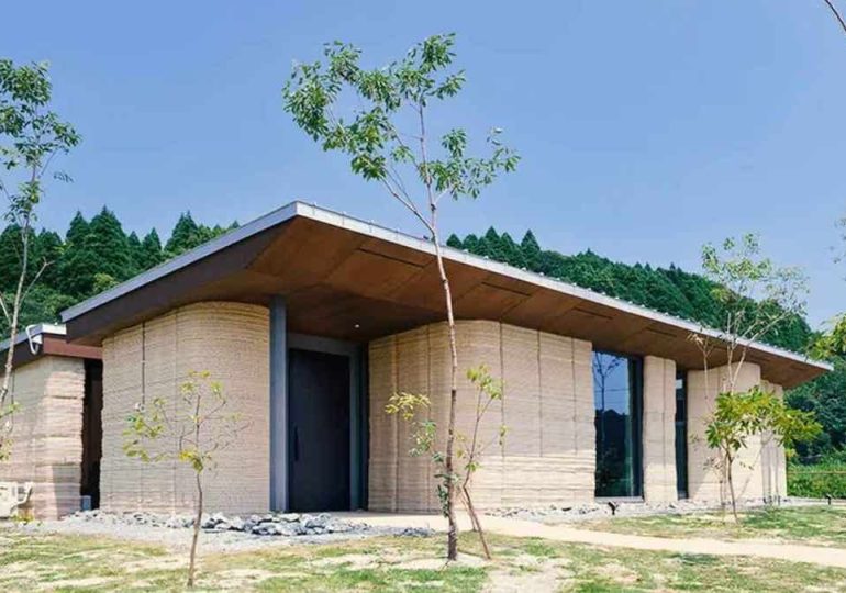 Sustainable 3D-printed home built primarily from soil