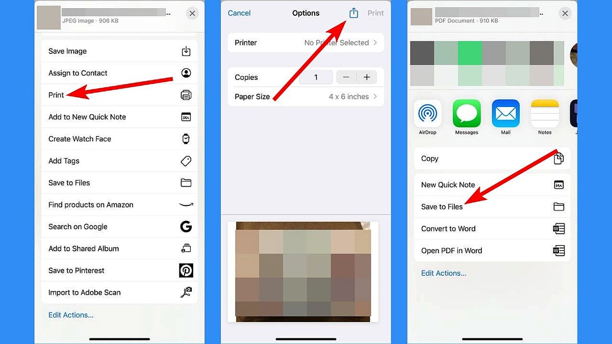 A step-by-step guide shows how to save a file as a PDF.