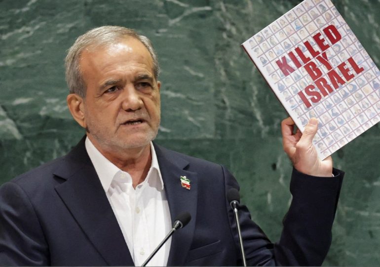 Iran president accuses US of 'grave betrayal' with nuclear strikes in UNGA speech