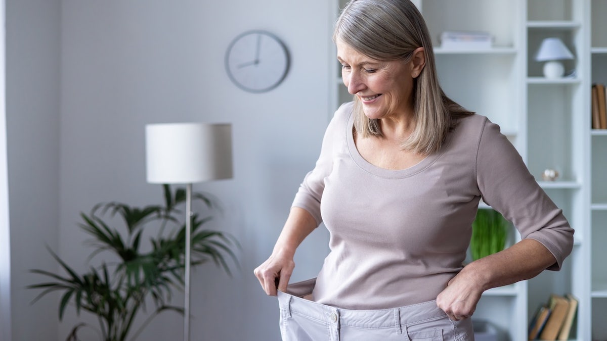 Older woman after weight loss