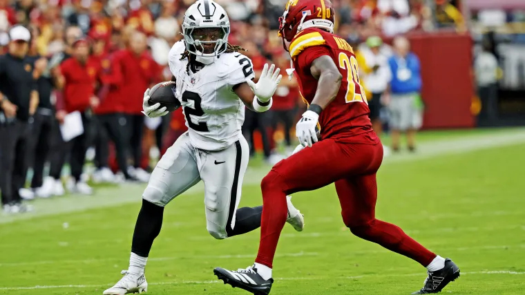 Raiders' Ashton Jeanty has gotten 101% of his rushing yards after contact this season
