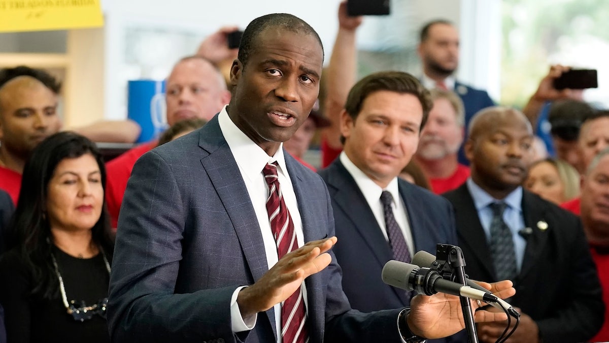 Dr. Joseph Ladapo at press release - vaccine announcement