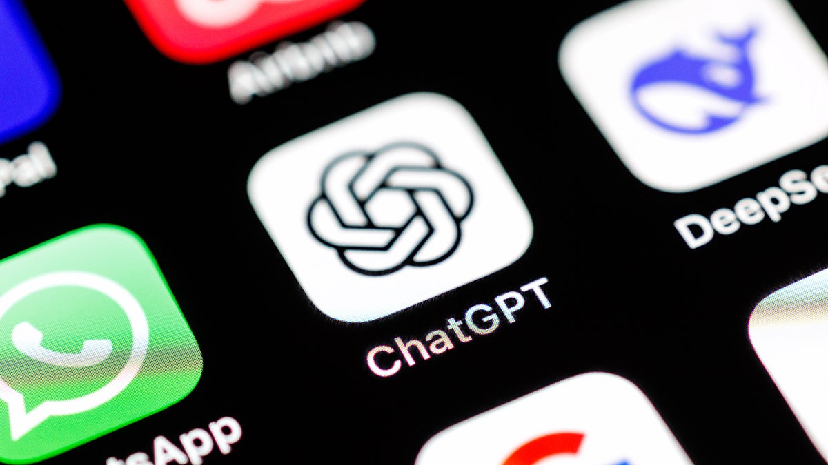 A smartphone displaying AI apps.