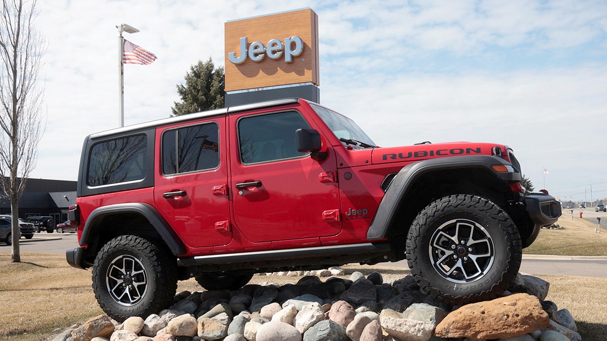 Jeep Wrangler Rubicon on sale at dealership