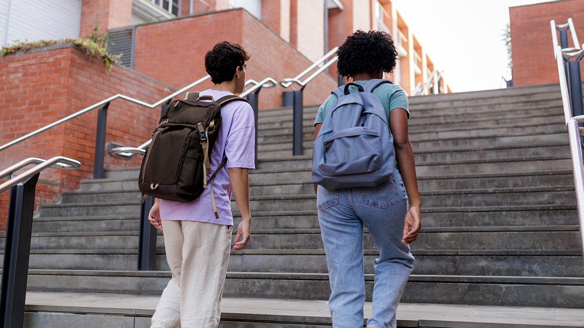 College Students on University Campus