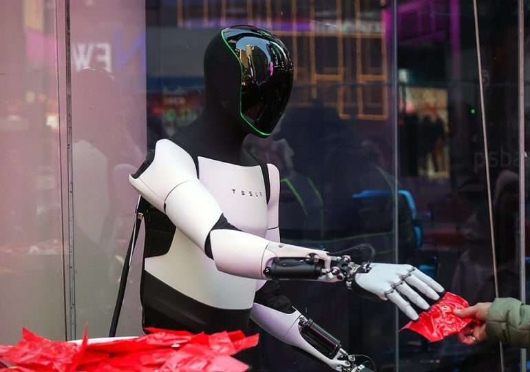 Elon Musk teases a future run by robots