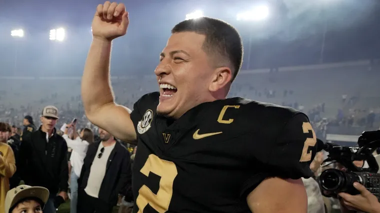 Vanderbilt's season tied to a superstition with Diego Pavia's brother's sobriety