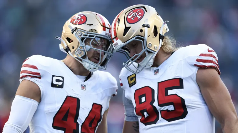 George Kittle "sick" new helmets to help 49ers ground Seahawks