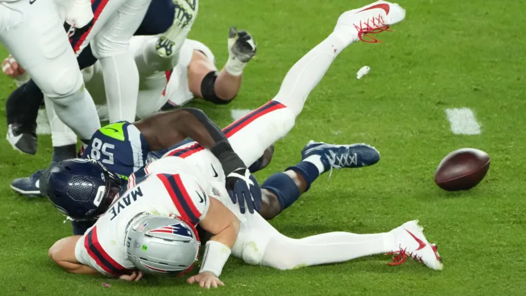 Drake Maye's turnover issues showed up again at the worst time in Patriots' Super Bowl loss to Seahawks