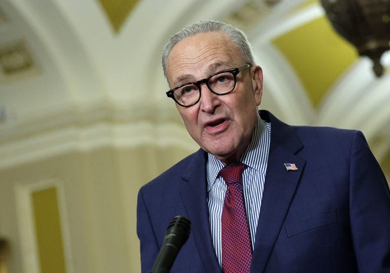 Schumer nukes GOP push for 'Jim Crow-era' voter ID laws in Trump-backed shutdown package