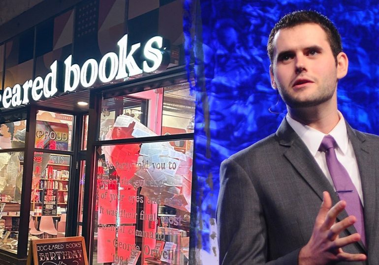 Dem Senate hopeful holds event at bookstore selling 'ABOLISH ICE' merch despite pledge to 'secure the border'