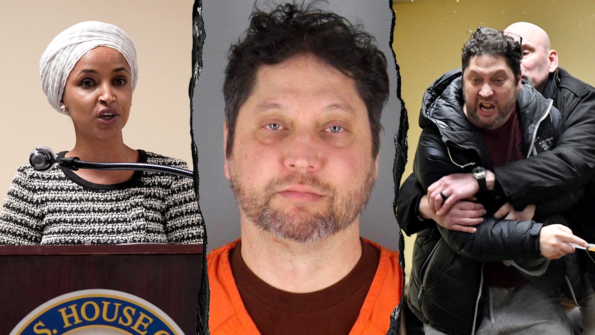 Rep. Ilhan Omar speaking at a Minneapolis town hall event