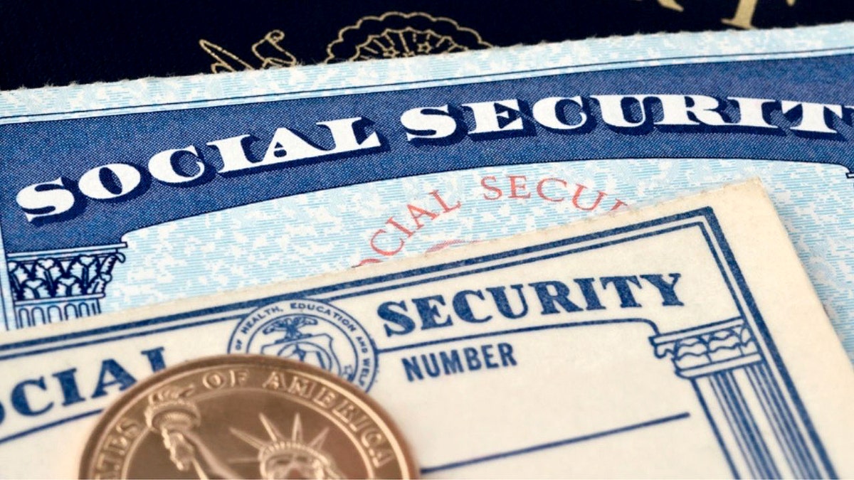 A close up of a Social Security card