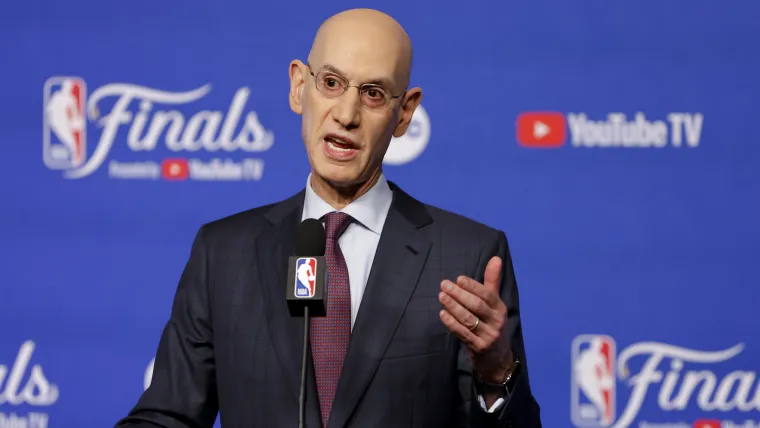 Adam Silver gives opinion on state of officiating and flopping in the NBA