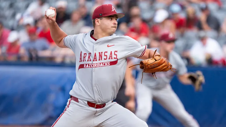 Arkansas vs. Kansas baseball box score: Live stats from NCAA Baseball Championship Game 2