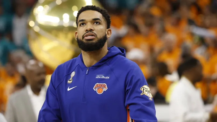 Karl-Anthony Towns feels he got a blessing in the Knicks' Game 2 win vs the Spurs